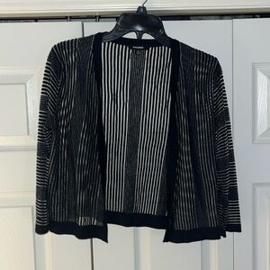 Navy and Silver stripped Cardigan